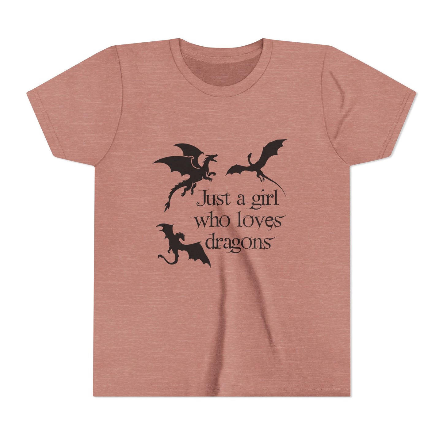 Just a Girl Who Loves Dragons Kids Shirt